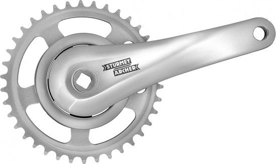 Sturmey Archer FCM608 Crankset - 38T - 170mm - Silver