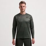 Rogelli ADVNTR Core MTB Shirt Heren - Lange Mouwen - Groen / Zwart - Maat XXL