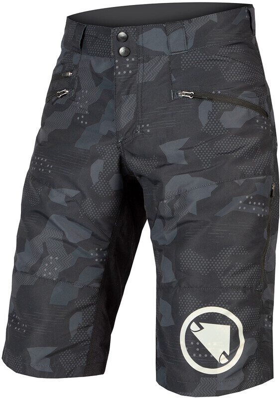 Endura SingleTrack II Shorts Heren, zwart/grijs