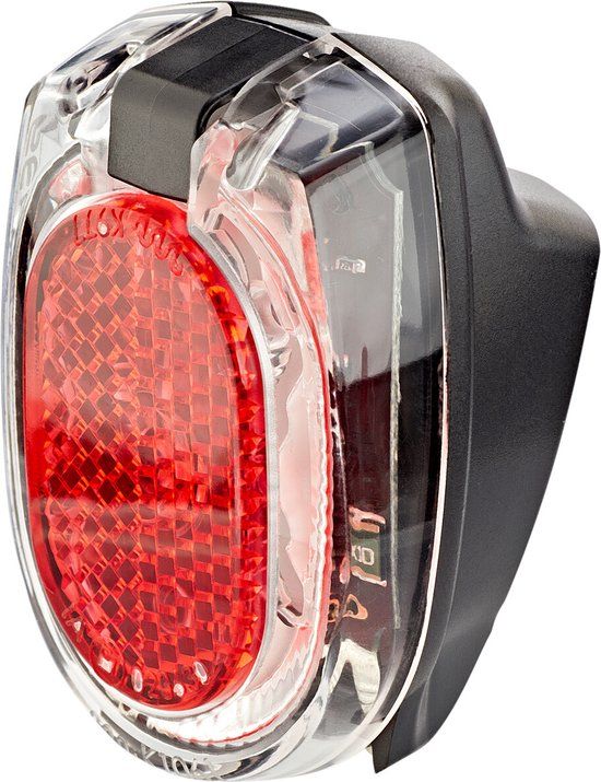 Busch & Müller Secula Plus LED Achterlicht - Zwart - Dynamo - 400m Bereik