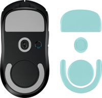 kwmobile Muisvoet sticker groen voor Logitech G PRO X Superlight 2 / Superlight 2 SE
