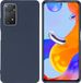 iMoshion Hoesje Xiaomi Redmi Note 11 Pro - Color Backcover - Donkerblauw