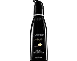 Wicked Aqua Vanilleboon Glijmiddel - 60 ml