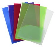 Exacompta - Ref 3960E - Pochette de présentation pour documents à double poche - Convient pour A3 plié et documents A4, porte-carte de visite - Transparent (Pack de 10)