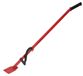 StarTech Hulpmiddel voor het vellen en draaien van boomstammen - Gebogen handgreep met antislip rubberen grip - Geschikt voor stammen tot 25 cm - 130 cm lang - Maximale draagkracht: 450 kg - Rood