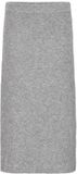 b.young BYOTTI SKIRT Dames Midi Rokken M Mid Grey Melange