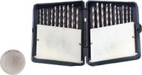 Donau HSS Foret hélicoïdal pour métal 20 pièces 1.3-2.5mm DIN 338 Tige cylindrique 1 jeu