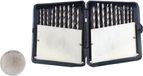 Donau HSS Foret hélicoïdal pour métal 20 pièces 1.3-2.5mm DIN 338 Tige cylindrique 1 jeu