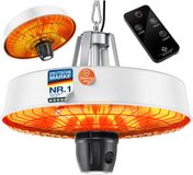 Kesser radiateur de terrasse avec télécommande - 2500W - blanc