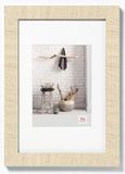 Walther design Fotolijst crème wit 15 x 20 cm met passe-partout, Home houten lijst HO520W