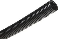 RS PRO Lege buis kunststof, Ø 20mm nom. flexibel, zwart A ø 21,7mm I ø 16,8mm x 25m, rol van 25 meter