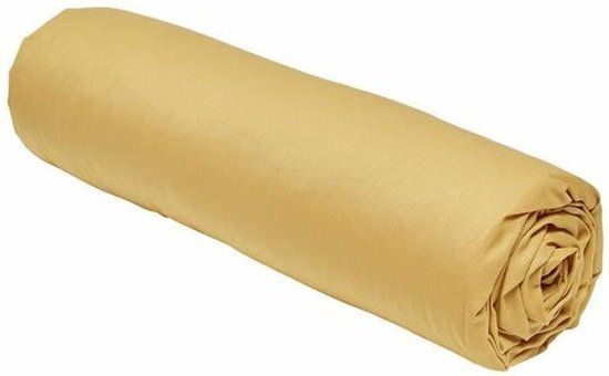 Verstelbaar Onderlaken Today Essentials Oker 140 x 190 cm