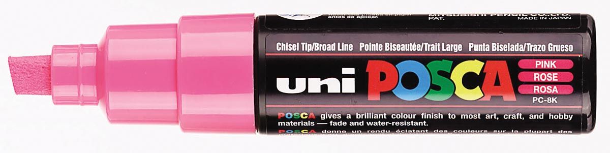 Posca Paint Marker op waterbasis PC-8K roze