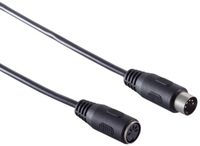 S-Impuls DIN 5-pins audio verlengkabel / zwart - 1,5 meter