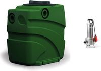 DAB Fekabox 110 + DAB Feka vs 550 M-A - Watertank + Dompelpomp - 20.000l/h - 110L Tank - Compleet Pakket