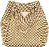 Guess Zalina Kleine Handtas / Crossbodytas Dames - Goud
