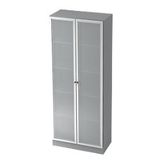 Hammerbacher Kast SG 6100G 5 scaffali Grijs 80 x 42 x 200 4 cm