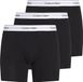 Calvin Klein Boxer Brief 3 Pack Men Black Cotton