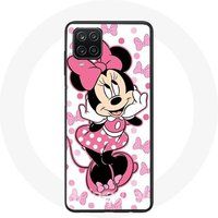 Maniacase Hoesje voor Samsung Galaxy A22 4G Minnie Mouse Schattig Roze Cartoon