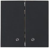 ATHENIS Vlakendkoppelwip met lens, helder, geschikt voor de hybride smart switch, antraciet, 833031189