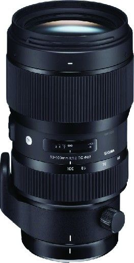 Sigma 50-100mm f/1.8 DC HSM Art Lens - Canon EF Mount - Black