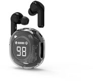 Gembird Transparante TWS In-Ear Koptelefoon – Draadloos Bluetooth 5.4 – Zwart – Oplaadcase Inclusief