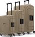 Redolz Essentials 15 4-wiel kofferset 3-delig met driepuntsluiting - Harde bagage - TSA slot - classic red