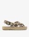 VIA VAI Mondi Isabella Espadrilles Femme - Cuir - Imprimé léopard - Taille 39
