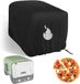 Housse de protection pour four à pizza - Housse de protection d'extérieur - Noir - 56 x 47 x 40 cm