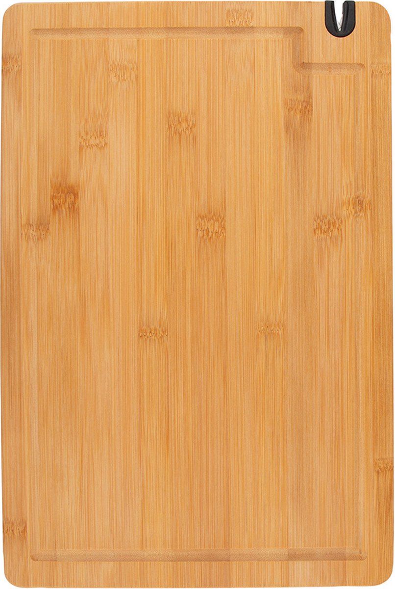 Altom Design Bamboe Snijplank met Messenslijper 37,5x25,5x1,5 cm