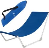Malatec Strandstoel - opvouwbaar - lichtgewicht - draagbaar - blauw