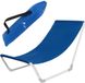 Malatec Strandstoel - opvouwbaar - lichtgewicht - draagbaar - blauw