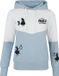 Alice In Wonderland Silhouettes Dames Trui met capuchon - meerkleurig - M