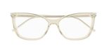 Saint Laurent SL 834 004 53 Lunettes De Vue Femme Jaune Oeil De Chat 53mm