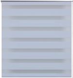 vidaXL Zebra rolgordijn 40,9 x 100 cm stofbreedte 36,7 cm wit