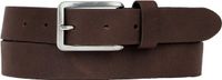 Petrol Industries Riem Heren - Broekriem - Verstelbaar - Leer - Bruin - 85 cm - S