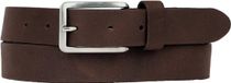 Petrol Industries Riem Heren - Broekriem - Verstelbaar - Leer - Bruin - 85 cm - S