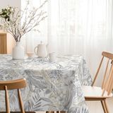 MARTINA HOME Tafelkleed van hars, Donau, grijs, 180 x 140 cm