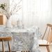 MARTINA HOME Tafelkleed van hars, Donau, grijs, 180 x 140 cm