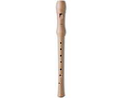 Hohner B9560 Musica Sopran Blockfluit Barock, dubbel, Birnbaum natur - Sopraan blokfluit (Barok)