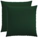 vidaXL Kussensloop - Donkergroen - 60 x 60 cm - Stof - 6 stuks