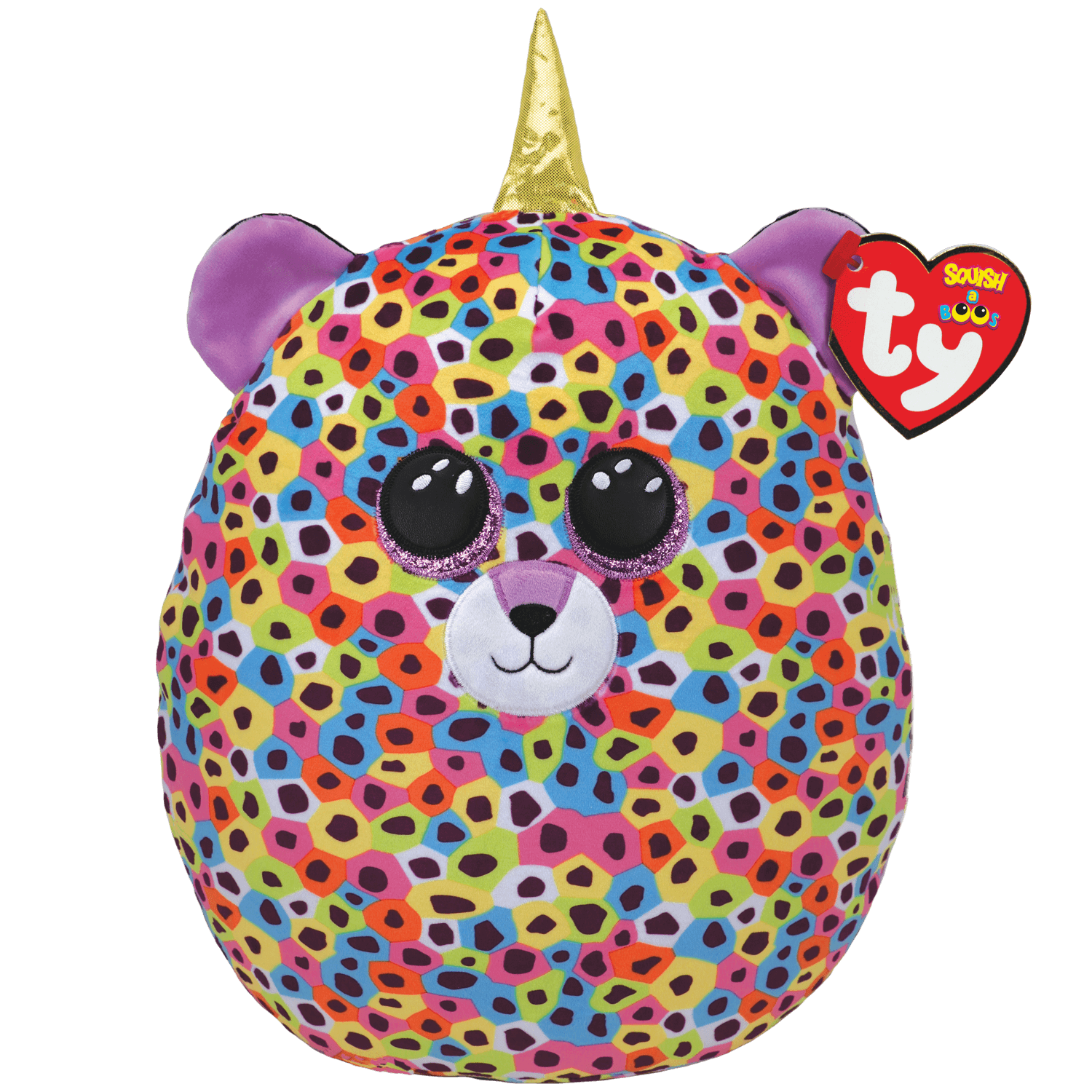 TY Squish a boos Squish a Boo Giselle Leopard 31cm