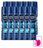 NIVEA MEN Dry Fresh Déodorant spray - 150 ml - Pack avantage - 12 pièces