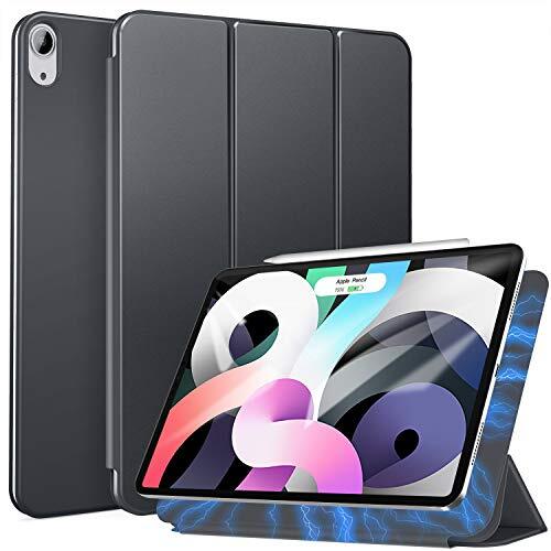 ZtotopCase Case voor iPad Pro 11 Inch 2018, Magnetische Backing Smart Smart Cover Self-Sleep/Wake, Case A1980 A1934 A2013, Donkergrijs