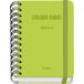 Dohe - Schoolagenda 2025 2026 - Dag per Pagina, Formaat A6 (12x17 cm), Spaans en Engels, Dubbele Spiraalbinding en Elastieksluiting, Harde Kaft, 4 Stickervellen - COLOUR VIBES Lime