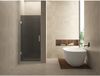 Wiesbaden Less Nisdeur - 800x2000x8mm - Nano - Rookglas - Chroom