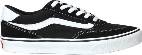Vans Brooklyn LS Suede/Canvas Unisex Sneakers - Zwart/Wit