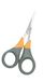 Wedo 9854 silhouetschaar (roestvrij staal Titan Plus, 4 inch (11,5 cm) grijs/geel