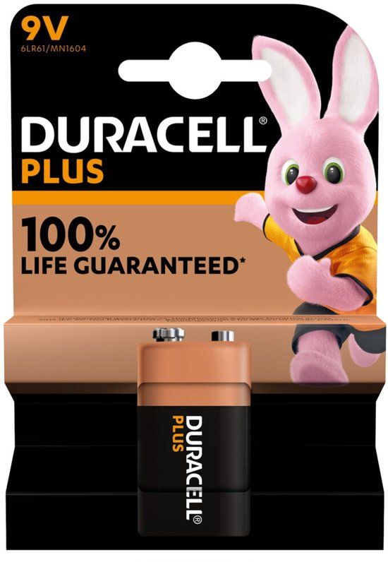 Duracell Batterij Duracell Plus 9Volt - 10 stuks
