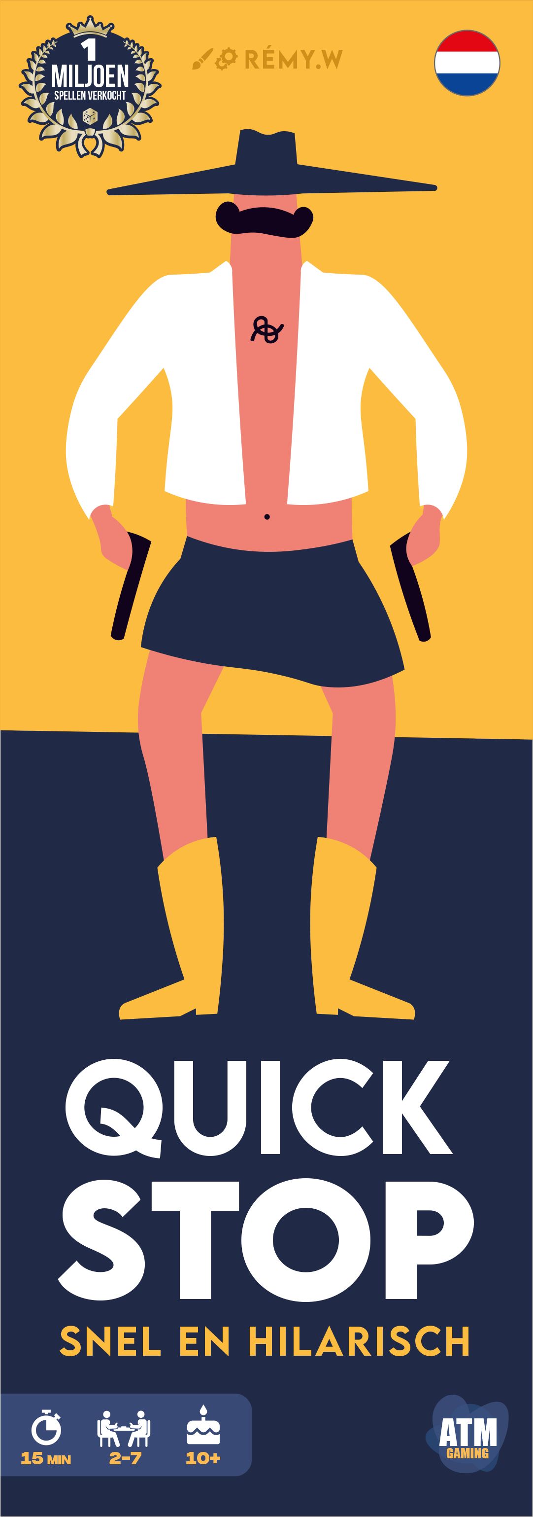 ATM Gaming Asmodee Quickstop Kaartspel Feest - Party- en familiespel - 10+ jaar